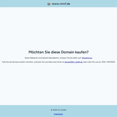 Screenshot vmvf.de