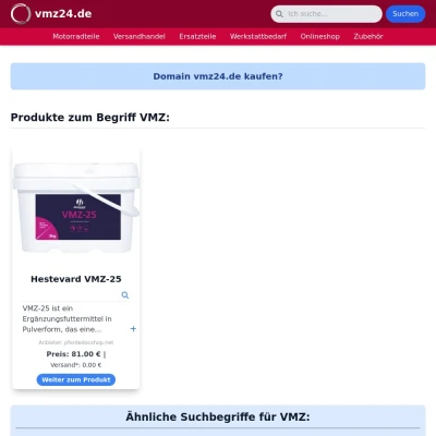 Screenshot vmz24.de