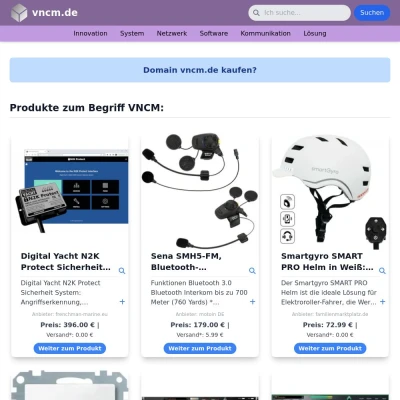 Screenshot vncm.de