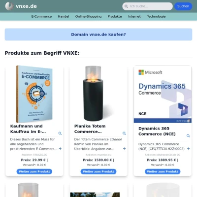 Screenshot vnxe.de