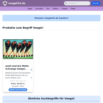 Screenshot voegel24.de