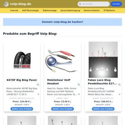 Screenshot voip-blog.de