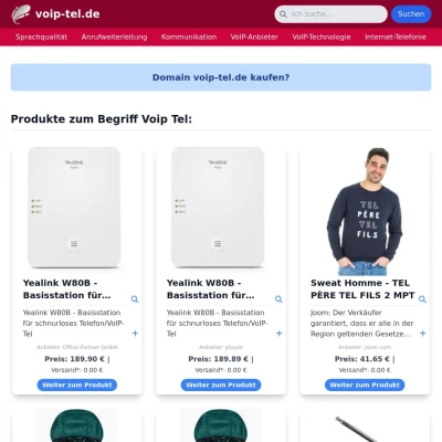 Screenshot voip-tel.de