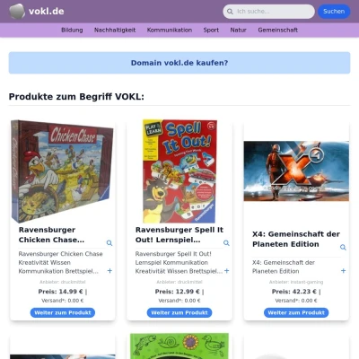 Screenshot vokl.de