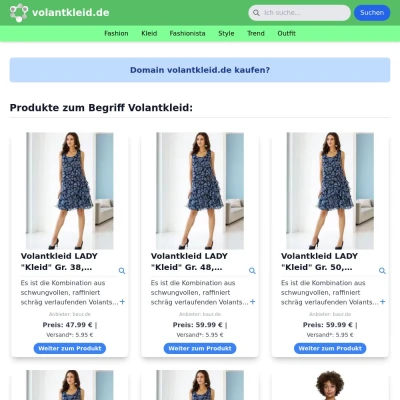 Screenshot volantkleid.de