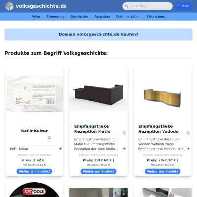 Screenshot volksgeschichte.de