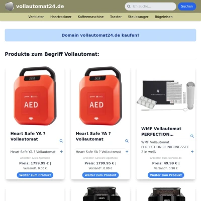 Screenshot vollautomat24.de