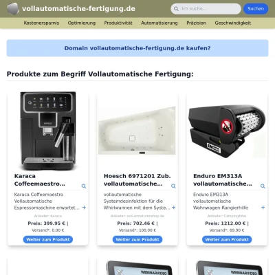 Screenshot vollautomatische-fertigung.de