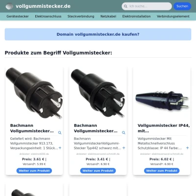 Screenshot vollgummistecker.de