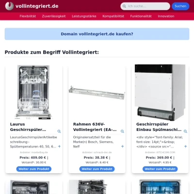 Screenshot vollintegriert.de