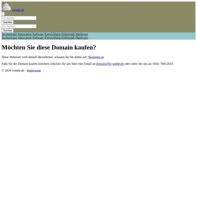 Screenshot vontek.de