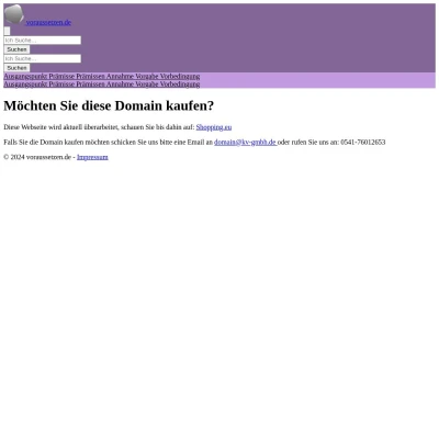 Screenshot voraussetzen.de