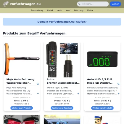 Screenshot vorfuehrwagen.eu