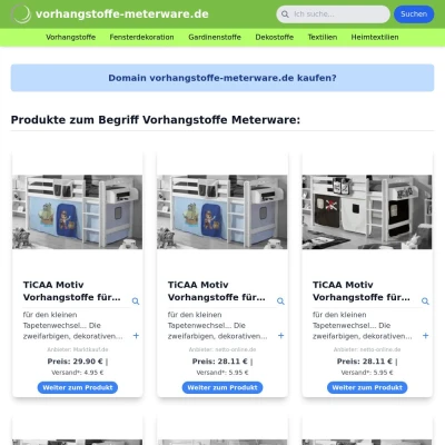 Screenshot vorhangstoffe-meterware.de