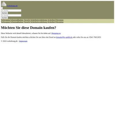 Screenshot vorkehrung.de