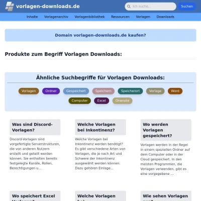 Screenshot vorlagen-downloads.de