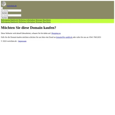 Screenshot vorrichten.de