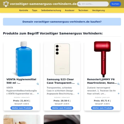 Screenshot vorzeitiger-samenerguss-verhindern.de