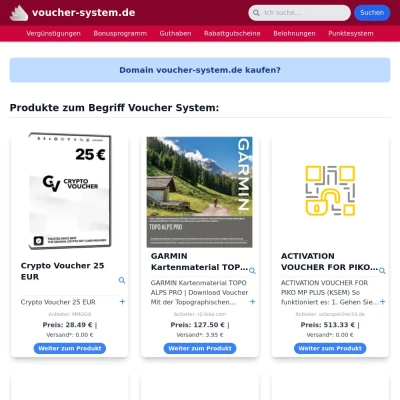 Screenshot voucher-system.de