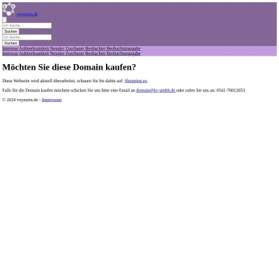 Screenshot voyeurin.de