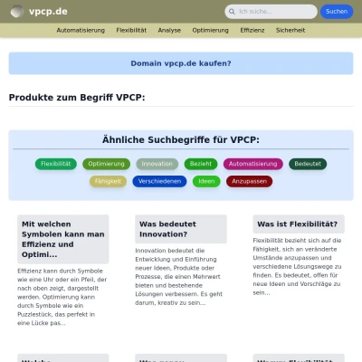 Screenshot vpcp.de