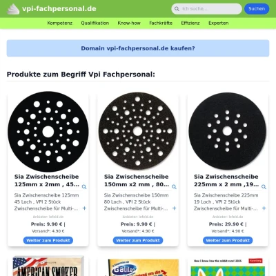 Screenshot vpi-fachpersonal.de