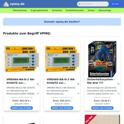 Screenshot vpmq.de
