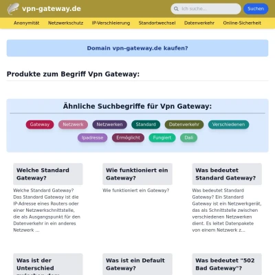 Screenshot vpn-gateway.de