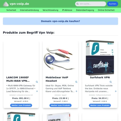 Screenshot vpn-voip.de