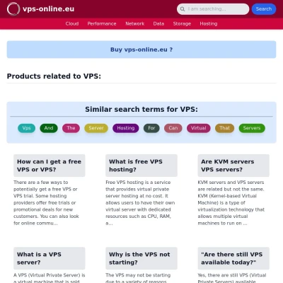 Screenshot vps-online.eu