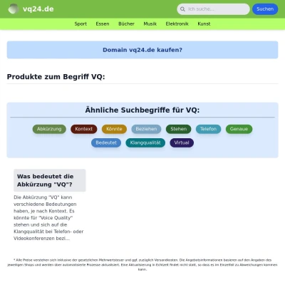 Screenshot vq24.de
