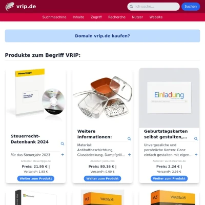 Screenshot vrip.de