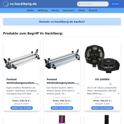 Screenshot vs-hacklberg.de