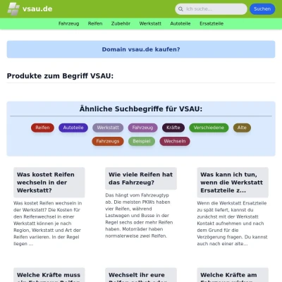 Screenshot vsau.de