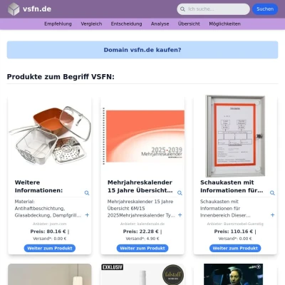 Screenshot vsfn.de