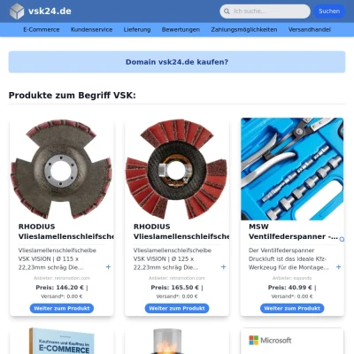 Screenshot vsk24.de