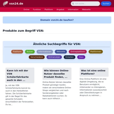 Screenshot vsn24.de