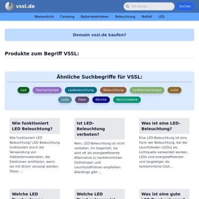 Screenshot vssl.de