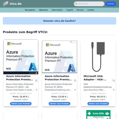 Screenshot vtcu.de