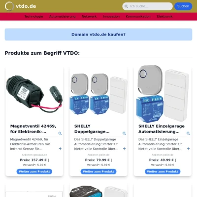 Screenshot vtdo.de