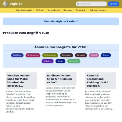 Screenshot vtgb.de