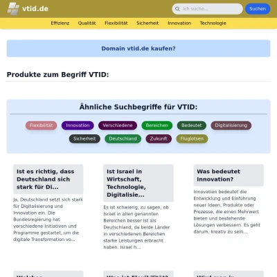 Screenshot vtid.de