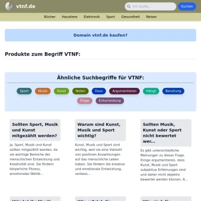 Screenshot vtnf.de