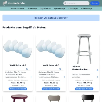 Screenshot vu-meter.de