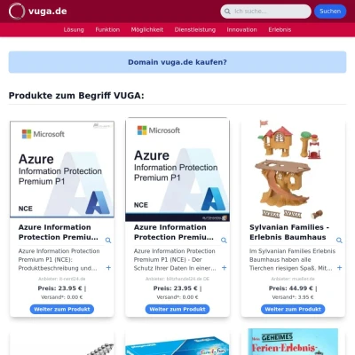 Screenshot vuga.de