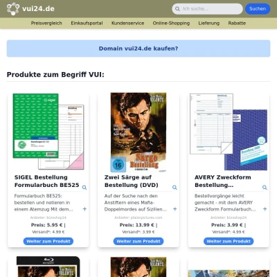 Screenshot vui24.de