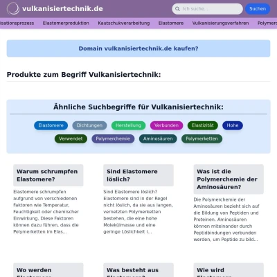 Screenshot vulkanisiertechnik.de