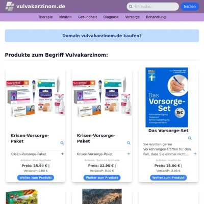 Screenshot vulvakarzinom.de