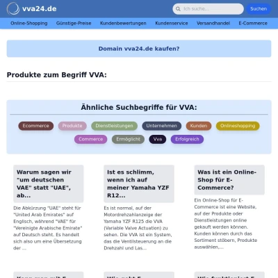 Screenshot vva24.de