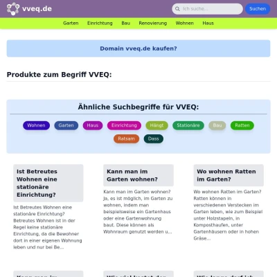 Screenshot vveq.de